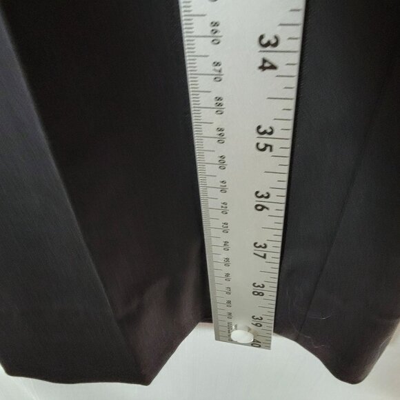 Awearness Kenneth Cole Mens Dress Pants Size 34 Flat Front Awear-Tech Black - Picture 6 of 12